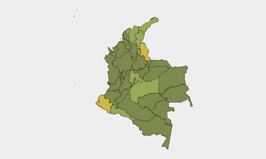 Colombia sub-national risk map