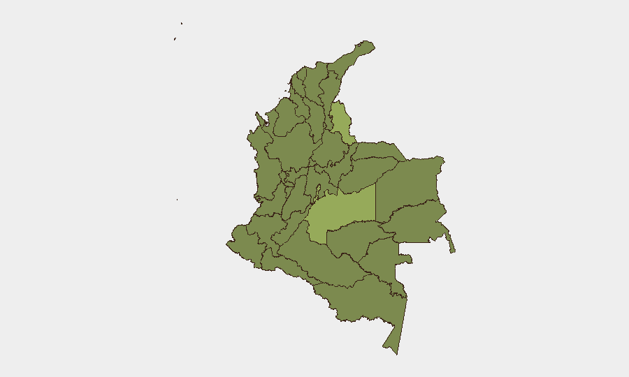 Colombia sub-national risk map