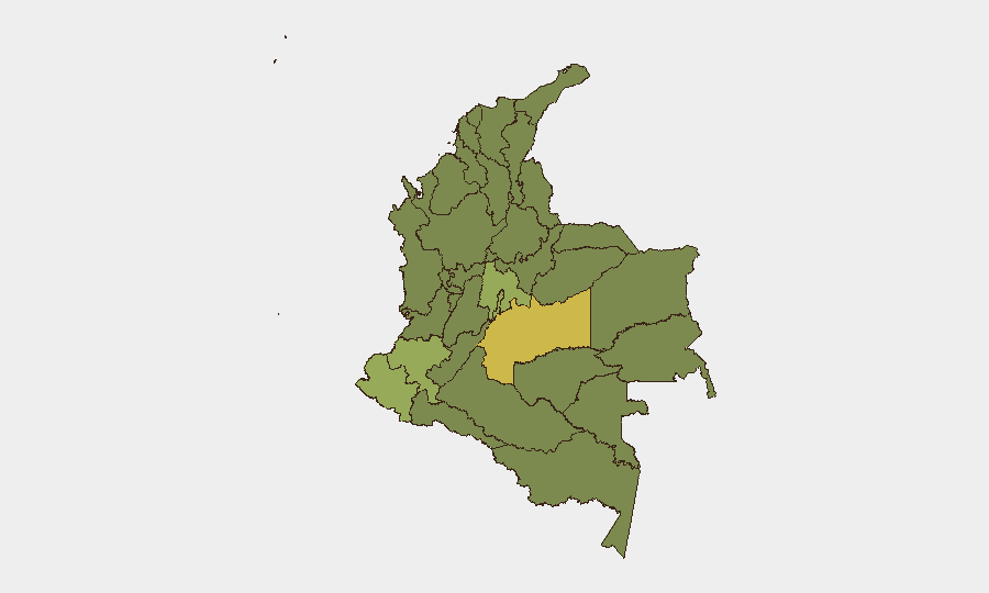 Colombia sub-national risk map