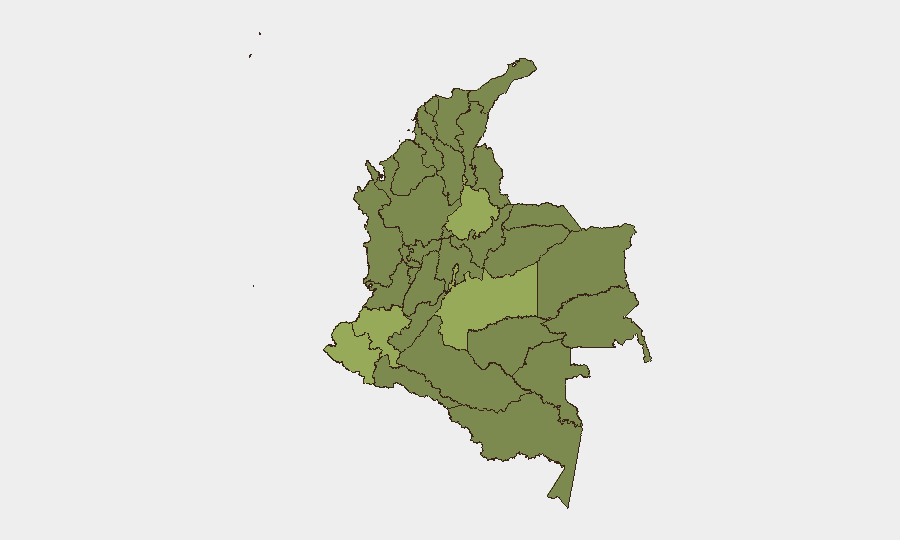 Colombia sub-national risk map