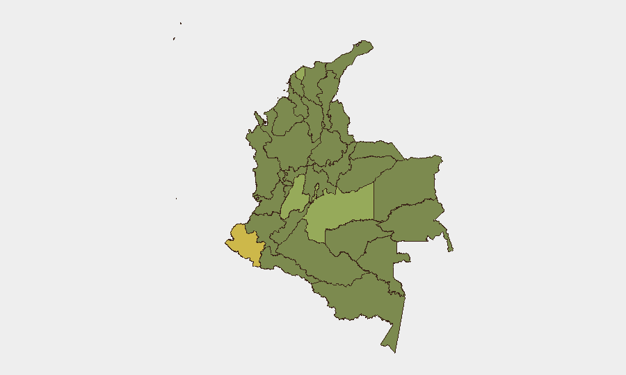 Colombia sub-national risk map