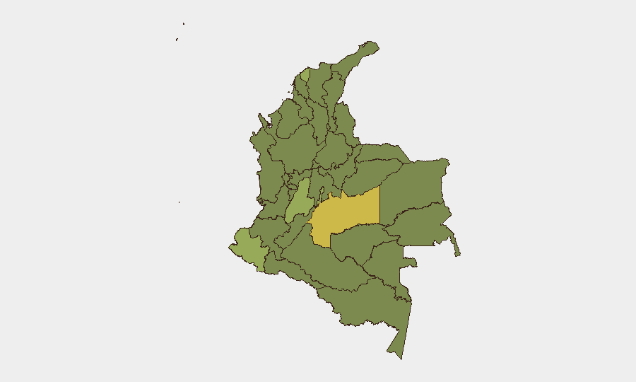 Colombia sub-national risk map