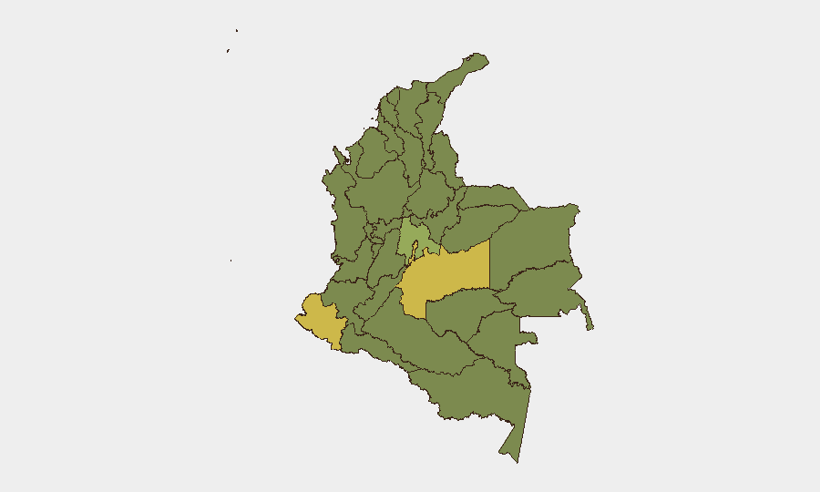 Colombia sub-national risk map