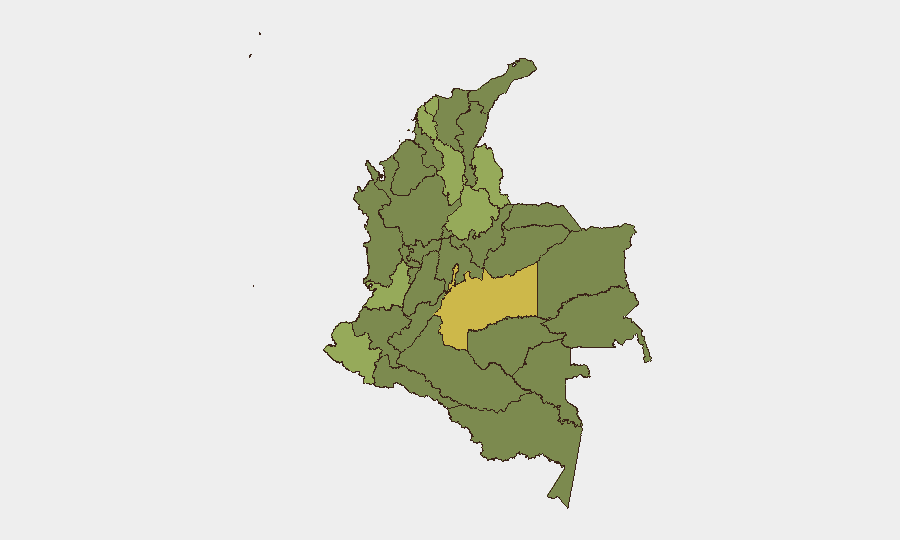 Colombia sub-national risk map