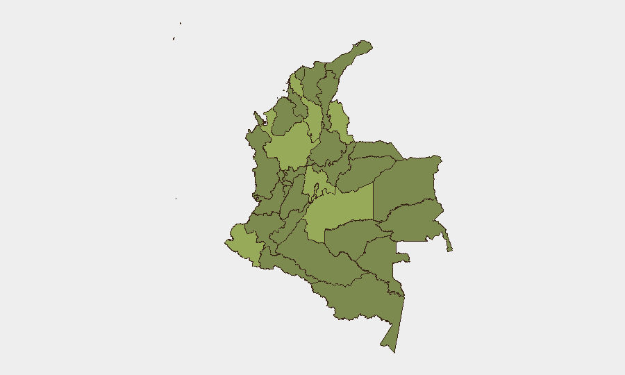 Colombia sub-national risk map