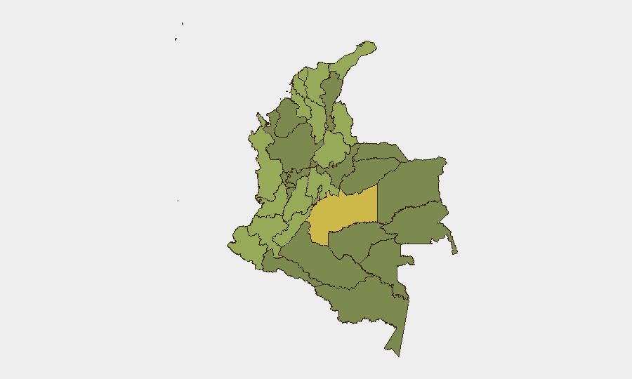 Colombia sub-national risk map