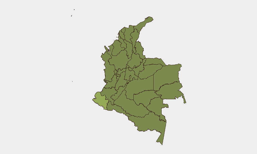 Colombia sub-national risk map
