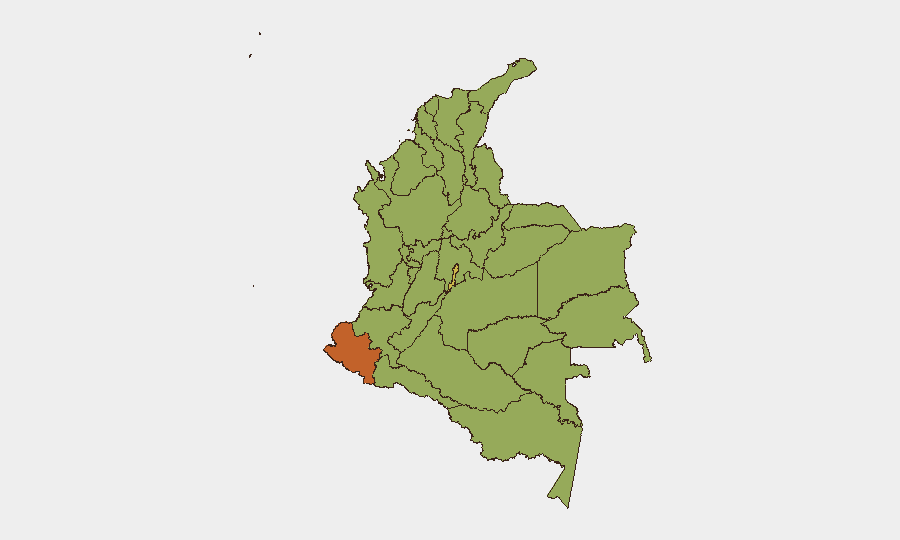 Colombia sub-national risk map