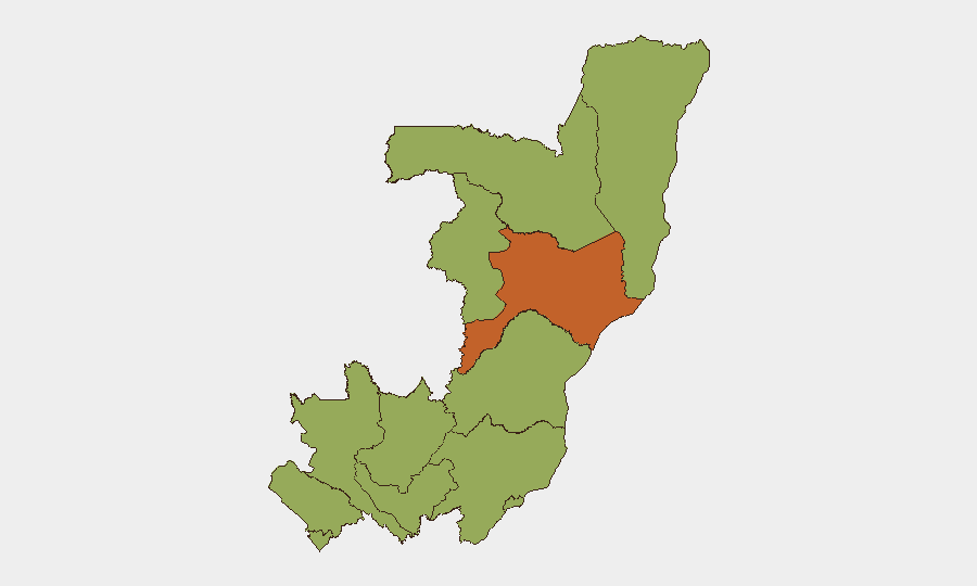 Congo sub-national risk map
