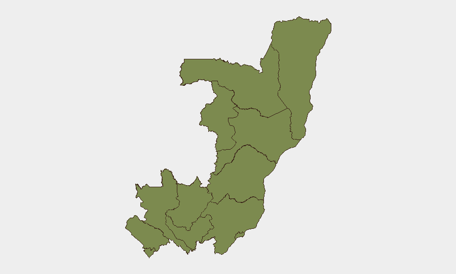 Congo sub-national risk map