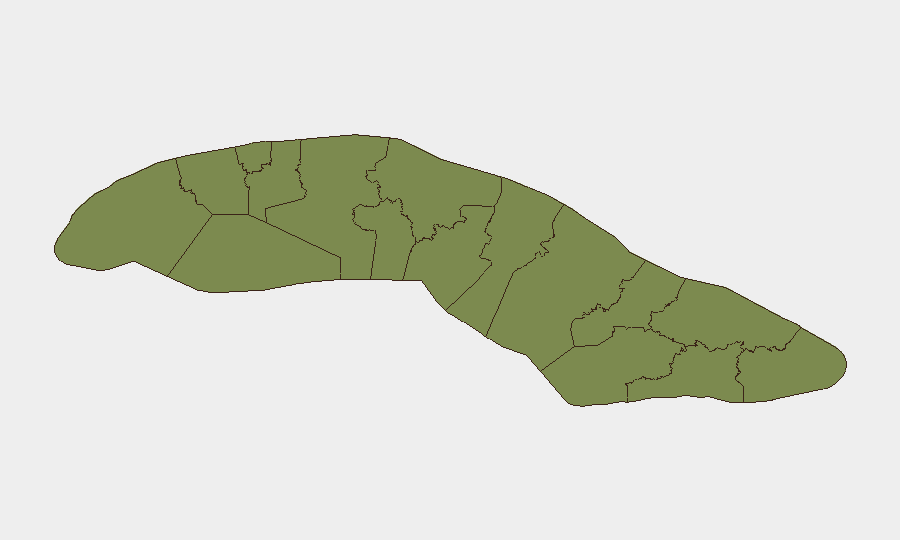 Cuba sub-national risk map