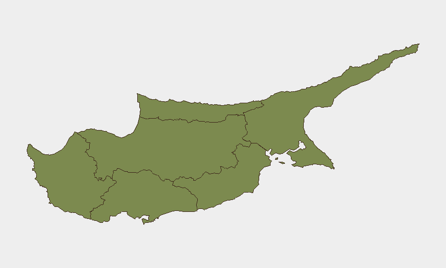 Cyprus sub-national risk map