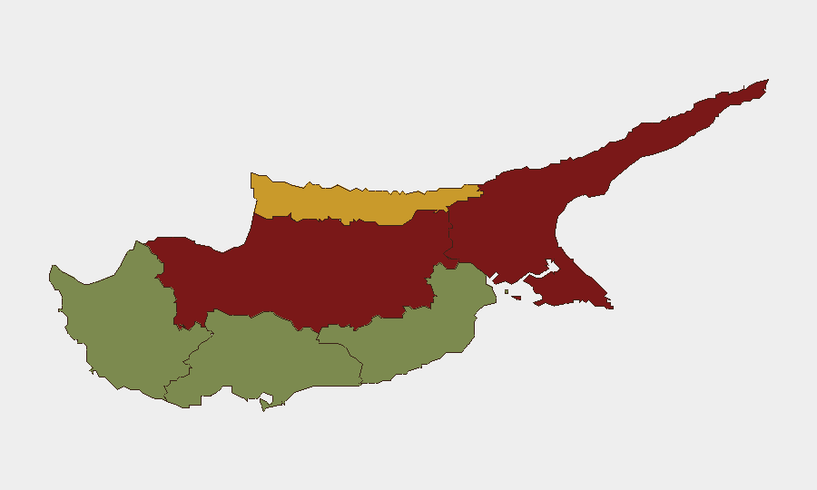 Cyprus sub-national risk map