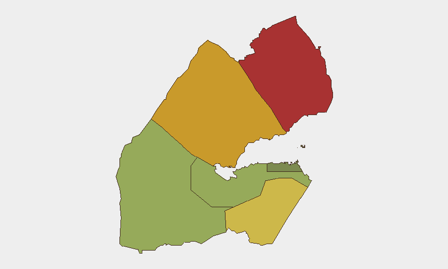 Djibouti sub-national risk map