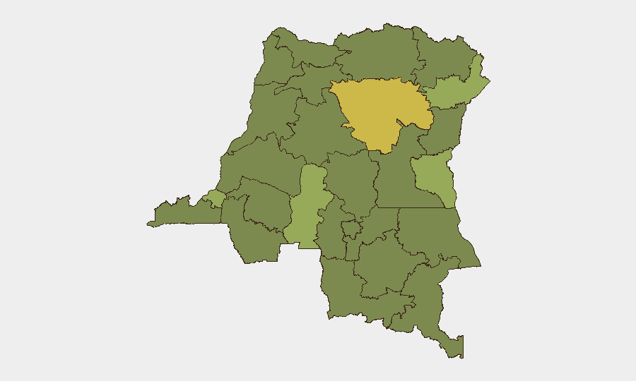 DR Congo sub-national risk map