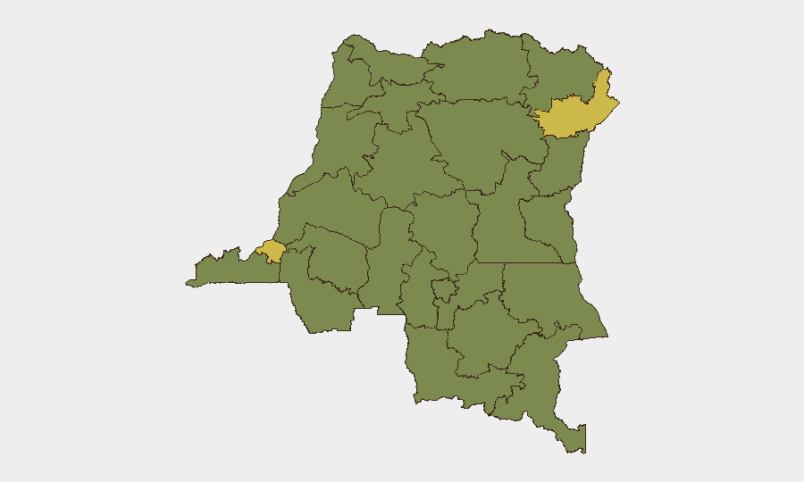 DR Congo sub-national risk map