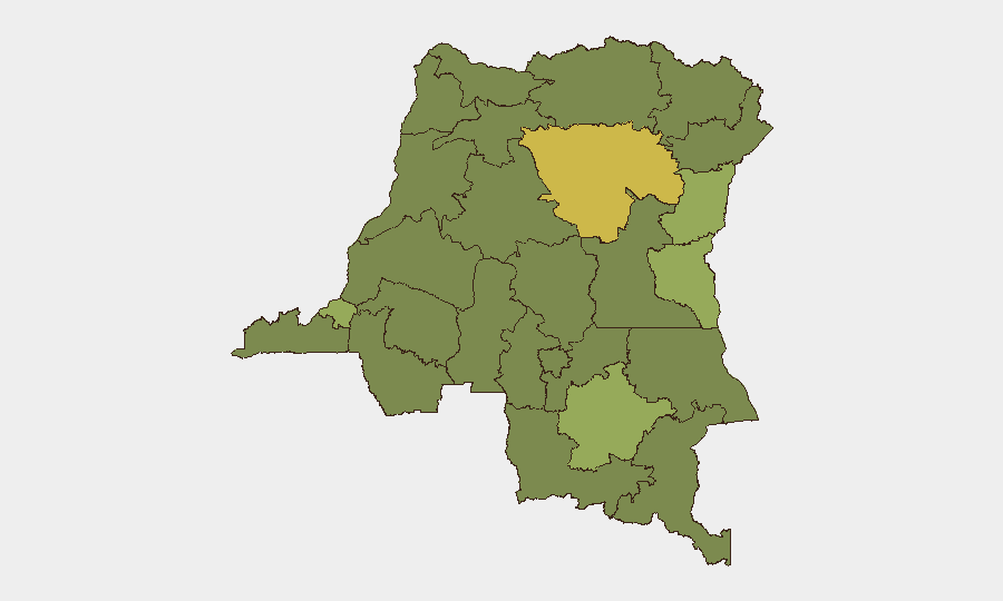 DR Congo sub-national risk map