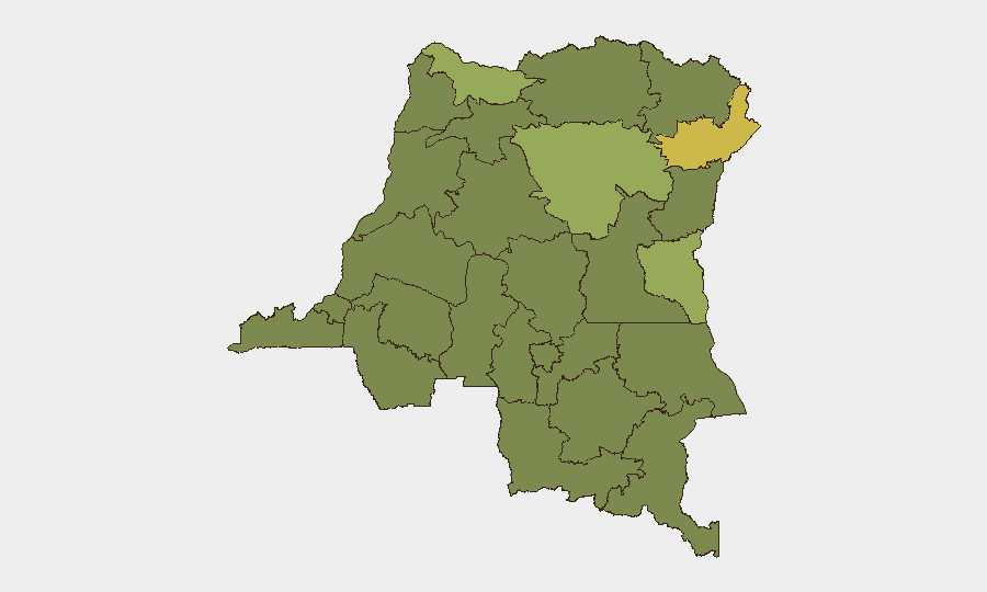 DR Congo sub-national risk map