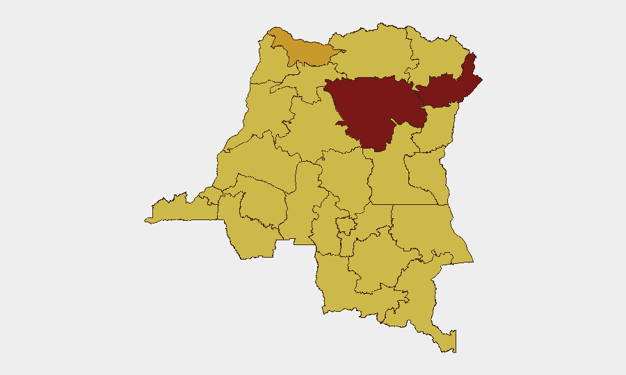 DR Congo sub-national risk map
