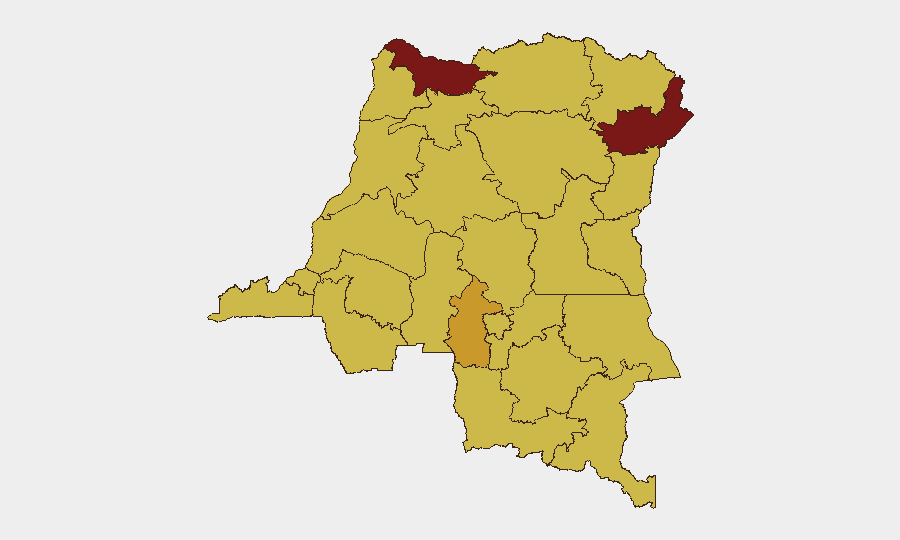 DR Congo sub-national risk map