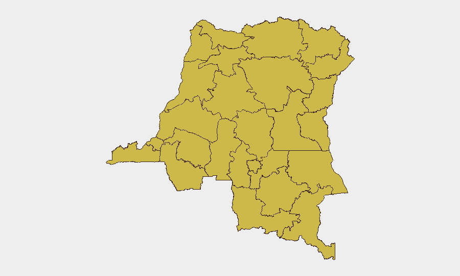 DR Congo sub-national risk map