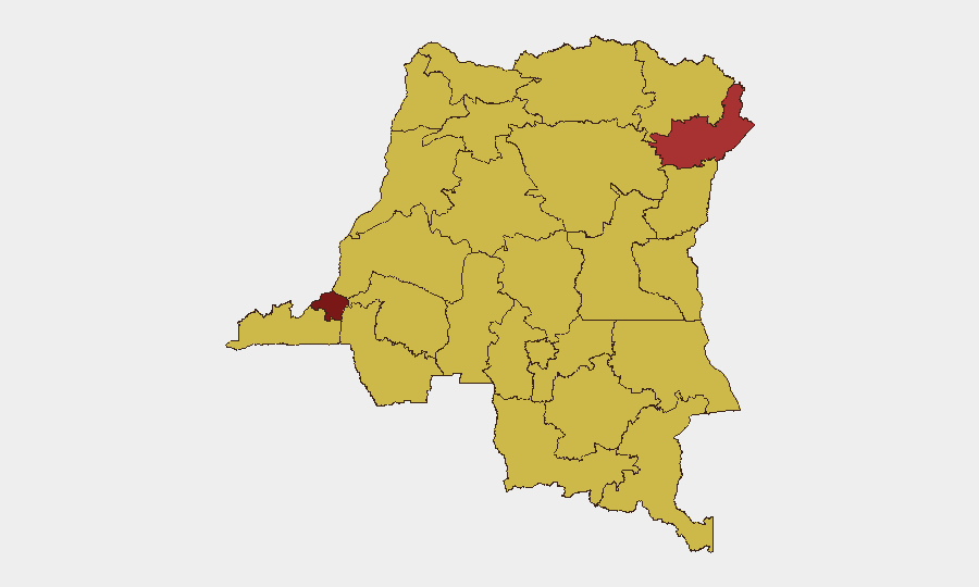 DR Congo sub-national risk map