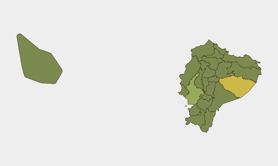 Ecuador sub-national risk map