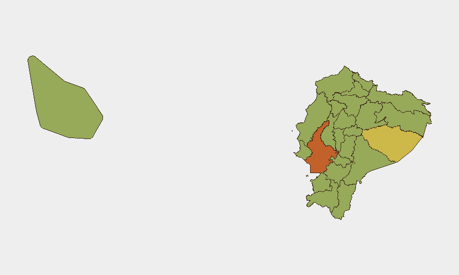 Ecuador sub-national risk map