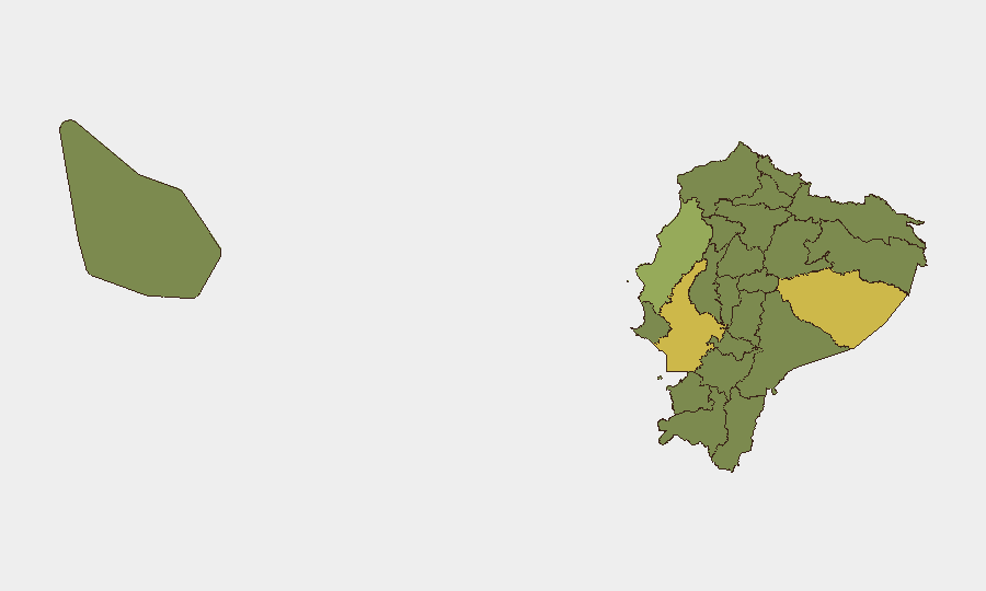 Ecuador sub-national risk map