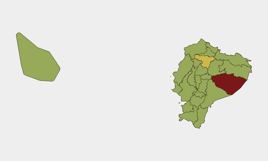 Ecuador sub-national risk map