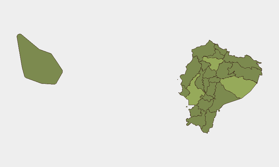 Ecuador sub-national risk map
