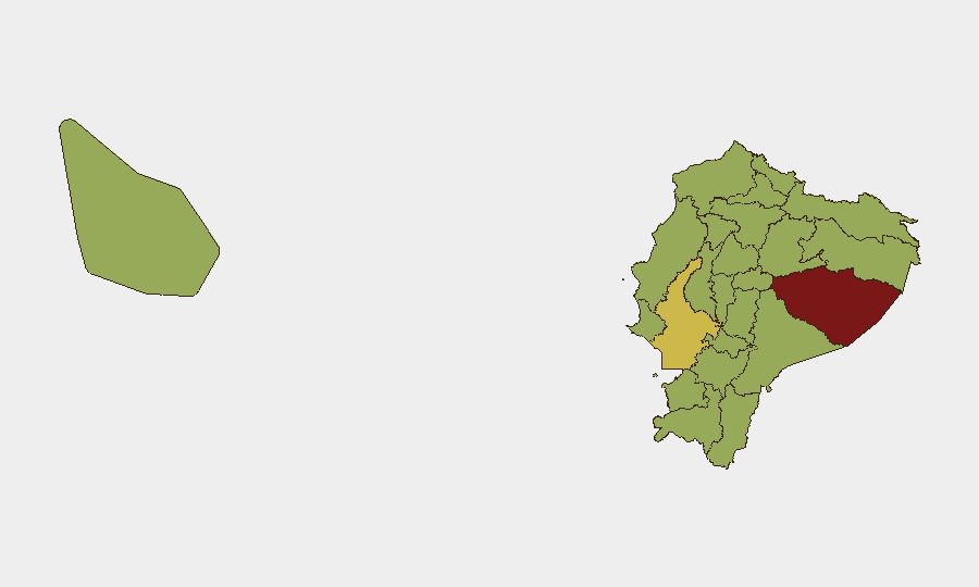 Ecuador sub-national risk map