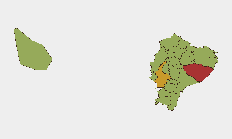 Ecuador sub-national risk map