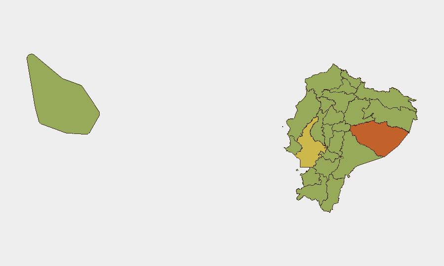 Ecuador sub-national risk map