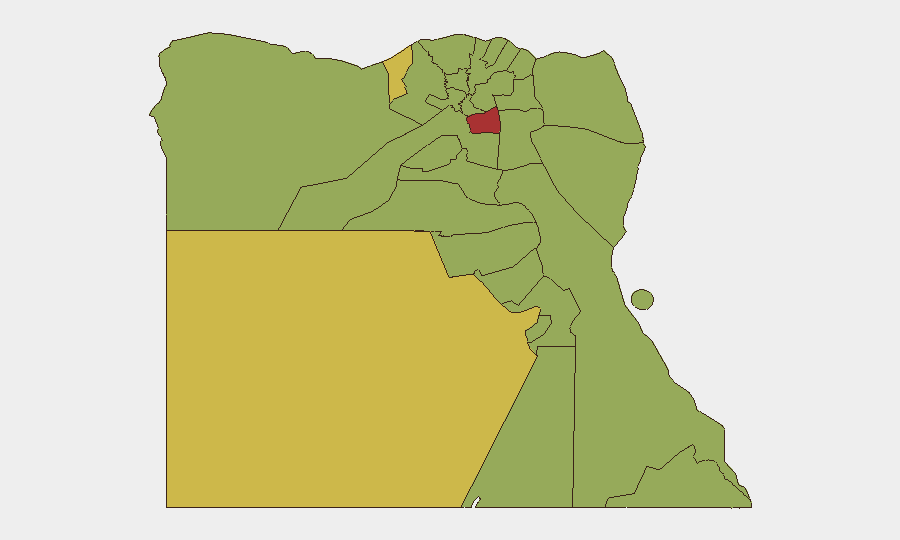 Egypt sub-national risk map
