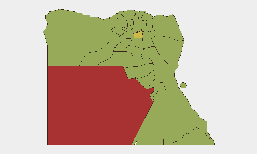 Egypt sub-national risk map