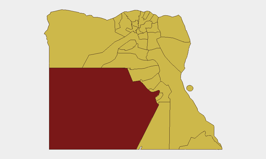 Egypt sub-national risk map