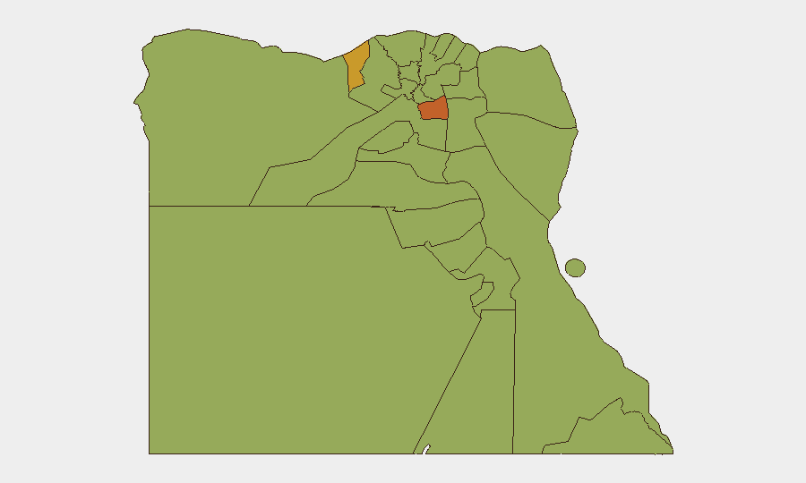 Egypt sub-national risk map