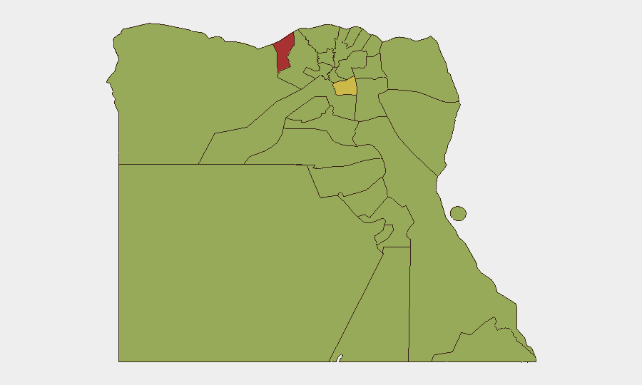 Egypt sub-national risk map