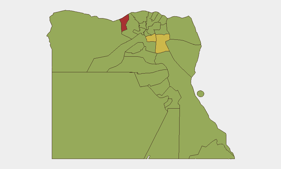 Egypt sub-national risk map