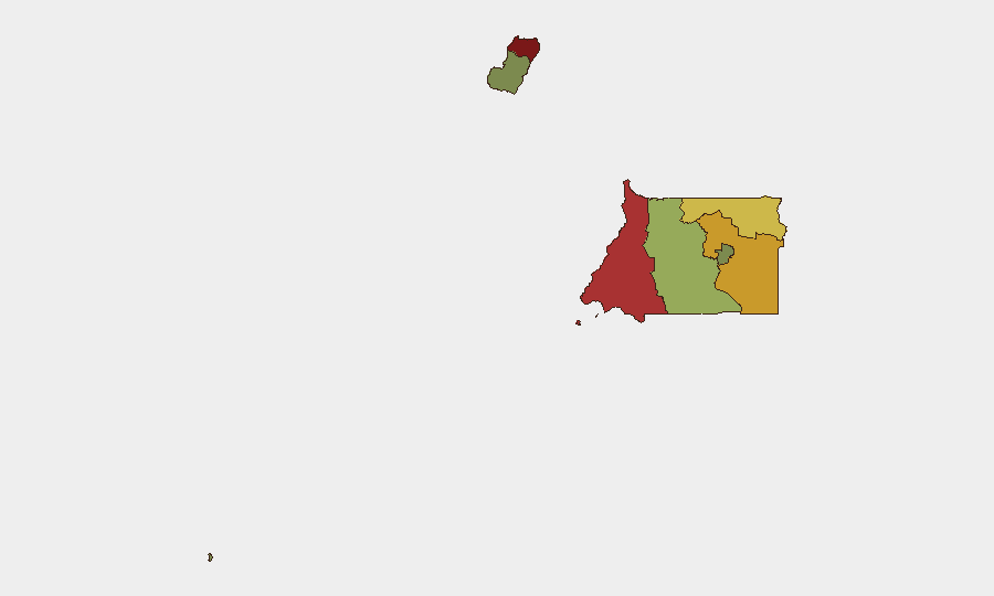 Equatorial Guinea sub-national risk map