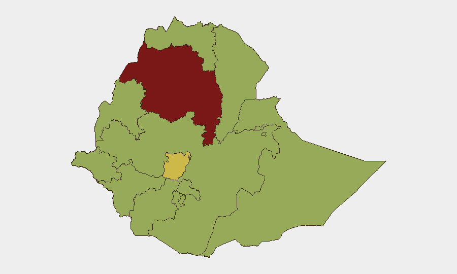 Ethiopia sub-national risk map