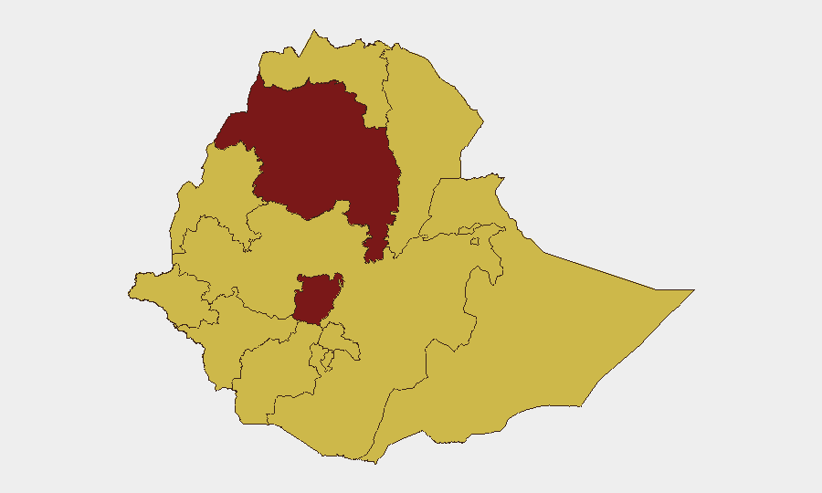Ethiopia sub-national risk map