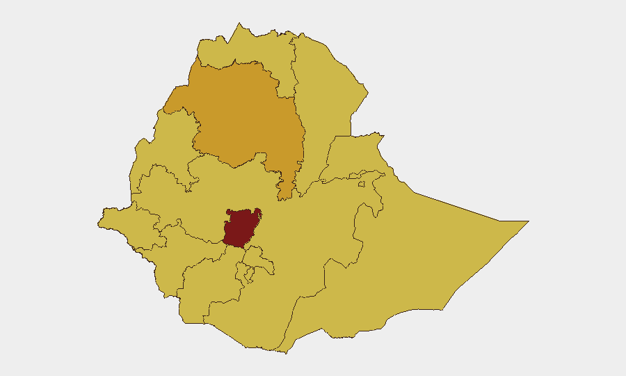 Ethiopia sub-national risk map