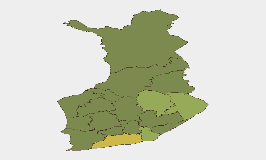 Finland sub-national risk map