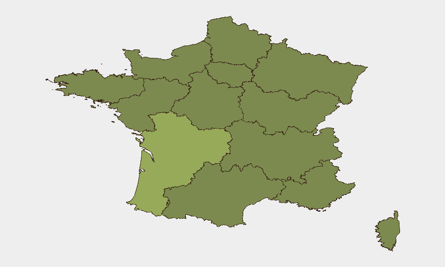 France sub-national risk map