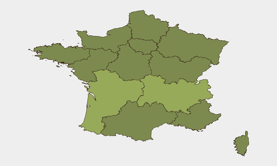 France sub-national risk map