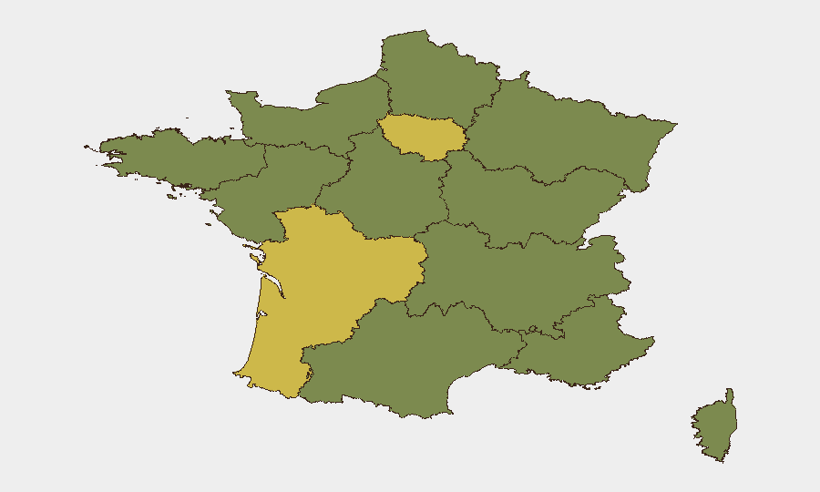 France sub-national risk map