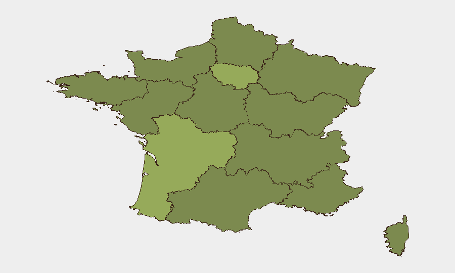 France sub-national risk map