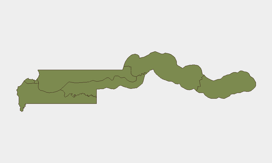 Gambia sub-national risk map